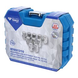 Brilliant Tools Felgenschloss-Sortiment für VW, 10-tlg