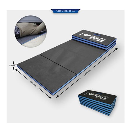 Brilliant Tools Faltbare Mechaniker-Schutzmatte, 1200 x 400 x 23 mm