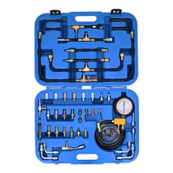 Brilliant Tools Benzindruck-Prüfer-Satz, 0 - 8 bar, 44-tlg