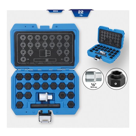Brilliant Tools Felgenschloss-Sortiment für BMW, 22-tlg