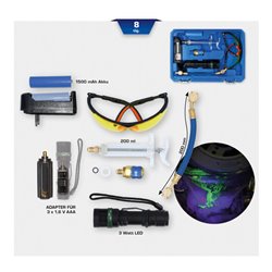 Brilliant Tools UV-Lecksuch-Taschenlampen-Satz, 8-tlg