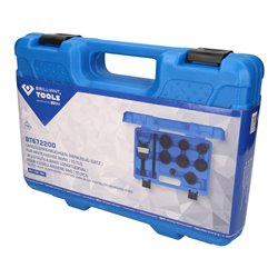 Brilliant Tools Längslenkerbuchsen-Werkzeug-Satz, für Hinterachse BMW, 10-tlg