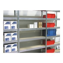 Regalwerk BERT-Gitterseitenwand verzinkt für Regal