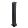 Schake Poller aus starkwandigem Aluminium 120mm ortsfest für Dübelbefestigung + Bodenplatte ca. 750mm Überflur + Ziernut,