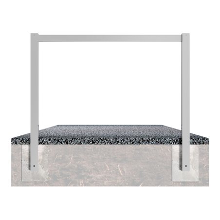 Schake Wegesperren 1,50m feststehend, ohne Knieholm, kpl verschweißt