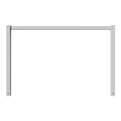 Schake Wegesperren 2,00m feststehend, ohne Knieholm, kpl verschweißt