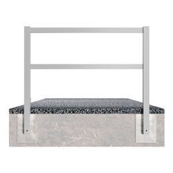 Schake Wegesperren 1,50m + Knieholm, kpl. verschweißt