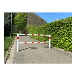 Schake Wegesperren 1,50m + Knieholm, kpl. verschweißt