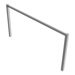 Schake Wegesperren 2,50m feststehend, ohne Knieholm, kpl verschweißt