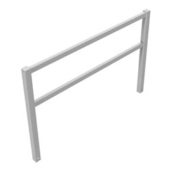 Schake Wegesperren 2,00m + Knieholm, kpl verschweißt