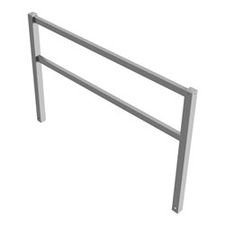 Schake Wegesperren 2,00m + Knieholm, kpl verschweißt