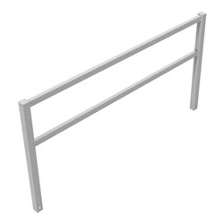 Schake Wegesperren 2,50m + Knieholm, kpl. verschweißt