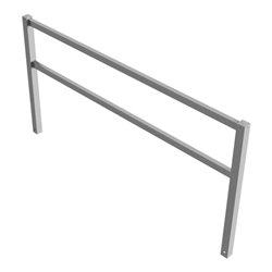 Schake Wegesperren 2,50m + Knieholm, kpl. verschweißt