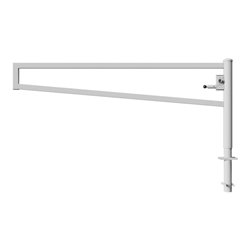 Schake Drehbare Wegesperre + selbsteinrastender Verriegelung 2,50m + Dreikantverschluß Drehpfosten: Ø 102mm, Schrankenarm: 60x40