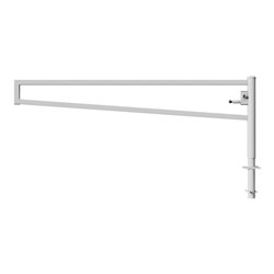 Schake Drehbare Wegesperre + selbsteinrastender Verriegelung 3,00m + Dreikantverschluß Drehpfosten: Ø 102mm, Schrankenarm: 60x40