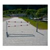 Schake Drehbare Wegesperre + selbsteinrastender Verriegelung 3,00m + Dreikantverschluß Drehpfosten: Ø 102mm, Schrankenarm: 60x40