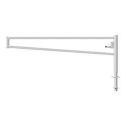 Schake Drehbare Wegesperre + selbsteinrastender Verriegelung 3,00m + Profilzylinder Drehpfosten: Ø 102mm, Schrankenarm: 60x40mm,