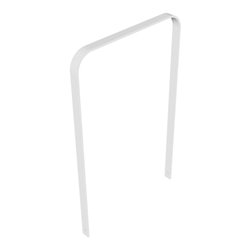 Schake Flachstahlbügel 50x12mm, in gebogener Ausführung Breite: 750mm Gesamthöhe:1200 mm ohne Querholm feuerverzinkt