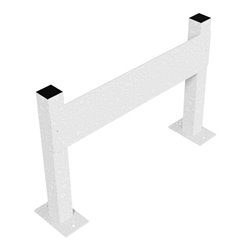 Schake Haltevorrichtung für Parkplatzbeschilderung, 2 Stützpfosten 40x40mm, + Kennzeichenhalter (inkl.), Höhe: 350mm