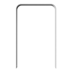 Schake Flachstahlbügel 80x12mm, in gebogener Ausführung Breite: 750mm Gesamthöhe:1200 mm ohne Querholm, beschichtet