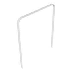 Schake Flachstahlbügel 50x12mm, in gebogener Ausführung Breite: 1000mm Gesamthöhe:1200 mm ohne Querholm feuerverzinkt