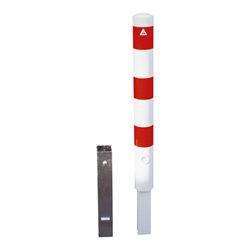 Schake Absperrpfosten Typ 40191F, herausnehmbar, Ø 193mm + Dreikantverschluß, feuerverzinkt