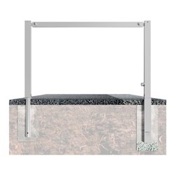 Schake Wegesperren 3,00m ohne Knieholm + Dreikantverschluss, schwenkbar feuerverzinkt