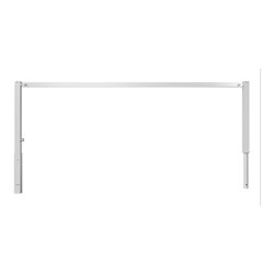 Schake Wegesperren 3,00m ohne Knieholm + Dreikantverschluss, schwenkbar feuerverzinkt