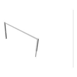 Schake Wegesperren 3,00m ohne Knieholm + Dreikantverschluss, schwenkbar feuerverzinkt