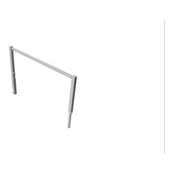 Schake Wegesperren 2,00m ohne Knieholm + Dreikantverschluss, schwenkbar feuerverzinkt