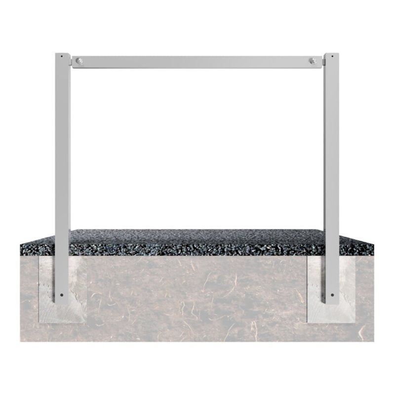 Schake Wegesperren 2,00m feststehend vollbadfeuerverzinkt, ohne Knieholm