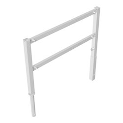 Schake Wegesperren 1,50m + Knieholm + Dreikantverschluss, schwenkbar feuerverzinkt