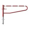 Schake Gatterschranke drehbar 2,00m für Vorhangschloss, rot / weiß