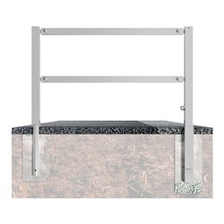 Schake Wegesperren 2,50m + Knieholm + Dreikantverschluss, schwenkbar feuerverzinkt