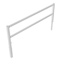 Schake Wegesperren 2,50m + Knieholm + Dreikantverschluss, schwenkbar feuerverzinkt