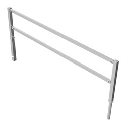 Schake Wegesperren 3,00m + Knieholm + Dreikantverschluss, schwenkbar feuerverzinkt