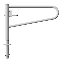 Schake Gatterschranke drehbar 1,50m mit Profilzylinder