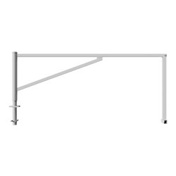 Schake Drehschranke 3,00m, für Vorhangschloss Drehpfosten: Ø 102mm, Schrankenarm: 60x40mm inkl. 2 Auflagepfosten, zum Einbetonie