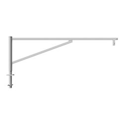 Schake Drehschranke 3,00m + Profilzylinder Drehpfosten: Ø 102mm, Schrankenarm: 60x40mm inkl. 2 Auflagepfosten, zum Einbetonieren