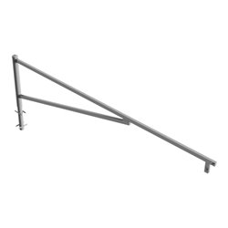 Schake Drehschranke 4,00m + Profilzylinder Drehpfosten: Ø 102mm, Schrankenarm: 60x40mm inkl. 2 Auflagepfosten, zum Einbetonieren