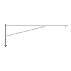 Schake Drehschranke 4,00m + Profilzylinder Drehpfosten: Ø 102mm, Schrankenarm: 60x40mm inkl. 2 Auflagepfosten, zum Einbetonieren