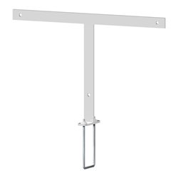 Schake Halterung für Schild Ø 450 mm + Universalbügel für montage an Höhenbegrenzer Querrohr