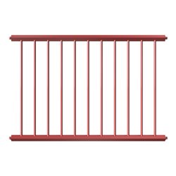 Schake Schutzzaun, Gitter 1500mm rot, beschichtet