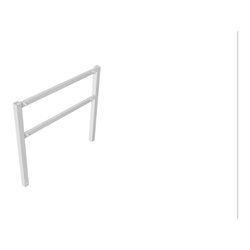 Schake Wegesperren 1,50m + Knieholm vollbadfeuerverzinkt