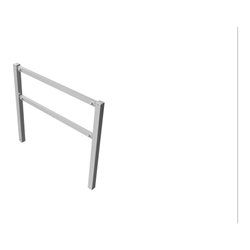 Schake Wegesperren 1,50m + Knieholm vollbadfeuerverzinkt