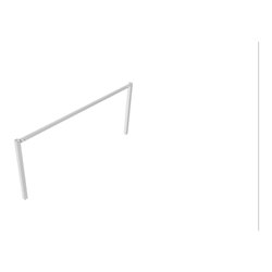 Schake Wegesperren 3,00m feststehend vollbadfeuerverzinkt, ohne Knieholm