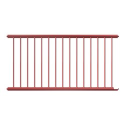 Schake Schutzzaun, Gitter 2000mm rot, beschichtet