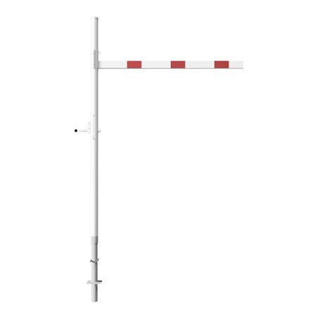 Schake Höhenbegrenzer 2000 mm zum Einbetonieren + Vorhangschloss, Lichte Weite: 2000 mm