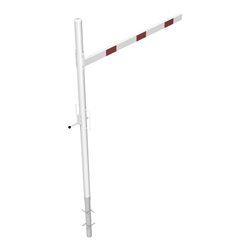 Schake Höhenbegrenzer 2000 mm zum Einbetonieren + Vorhangschloss, Lichte Weite: 2000 mm