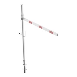 Schake Höhenbegrenzer 2000 mm zum Einbetonieren + Vorhangschloss, Lichte Weite: 2000 mm